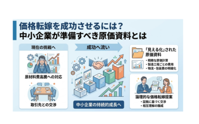 価格転嫁を成功させるには？中小企業が準備すべき原価資料とは